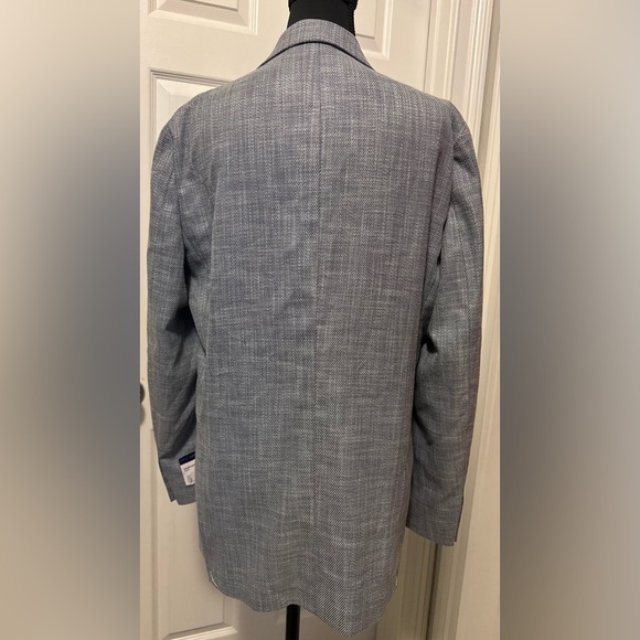Tommy Hilfiger Gray Sport Coat with Notch Lapel - Picture 4 of 10